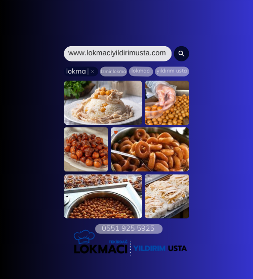 Lokmacı Yıldırım Usta • Tekirdağ Lokmacı Hayır Lokması, Sünnet, Düğün, Mevlüt, Açılış ve Tanıtım Günlerinde.